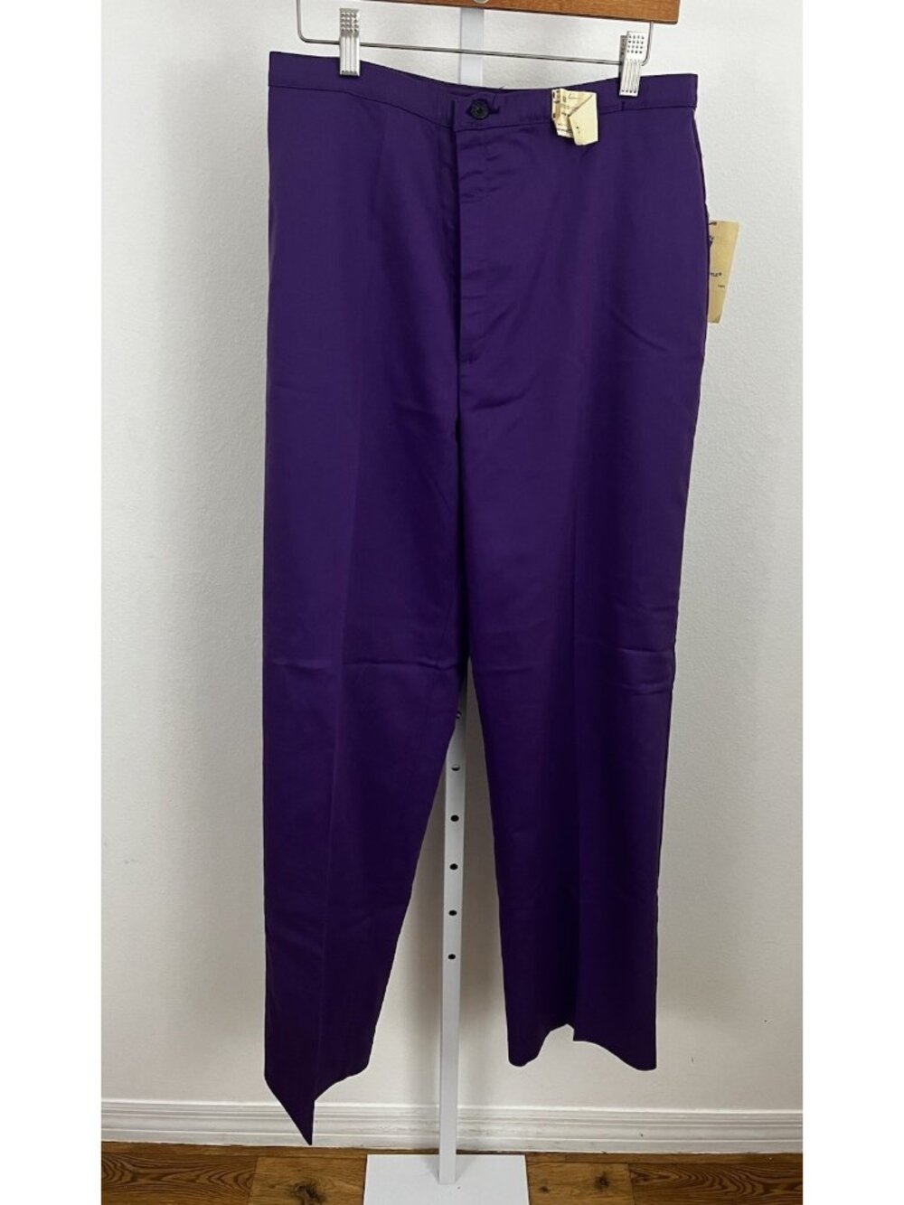NWT Vintage Deadstock Levi's Stretch Cotton Twill Purple Straight Leg Pants 18